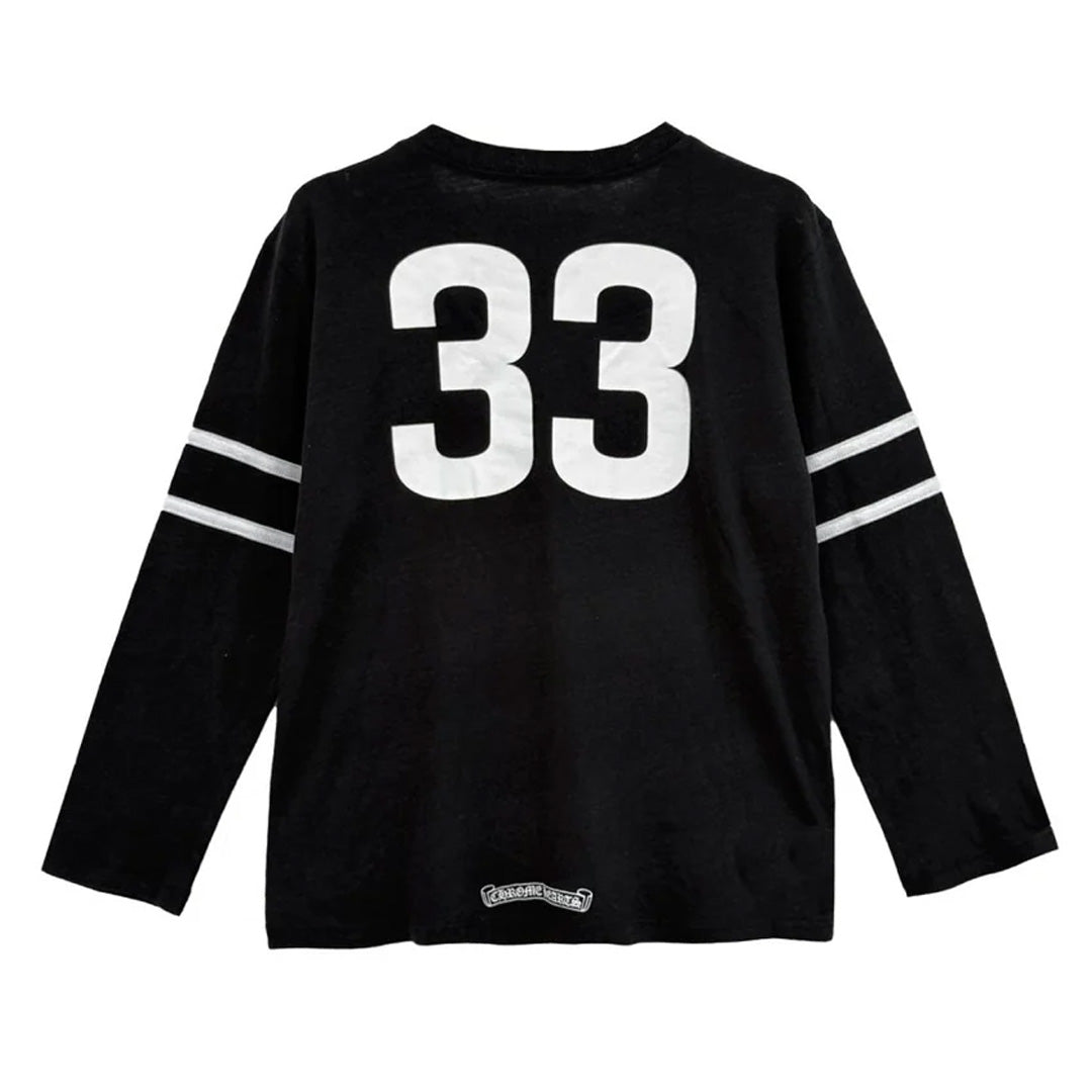 Chrome Hearts 33 Horseshoe Logo Long Sleeve T-Shirt (Womens)