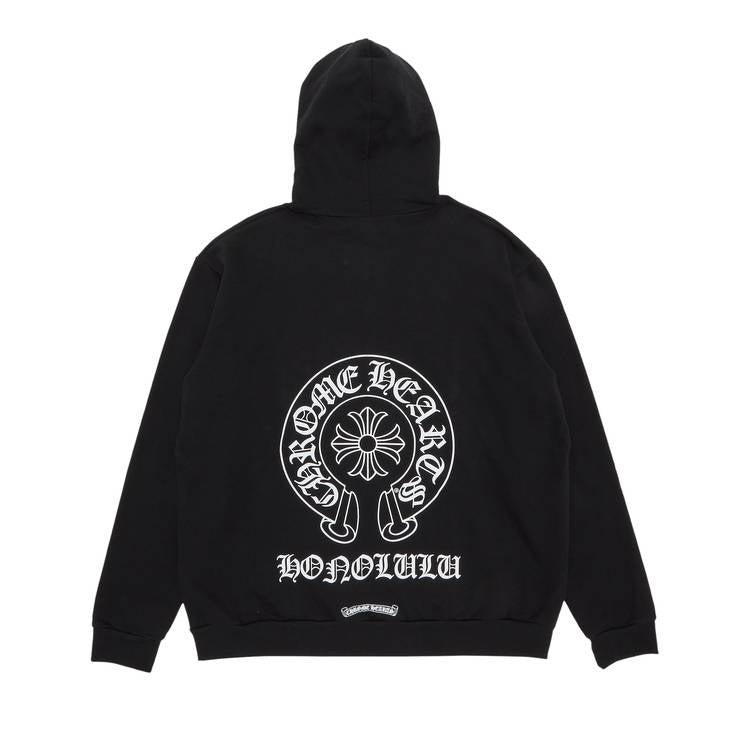 Chrome Hearts Honolulu Exclusive Zip Up Hoodie Black