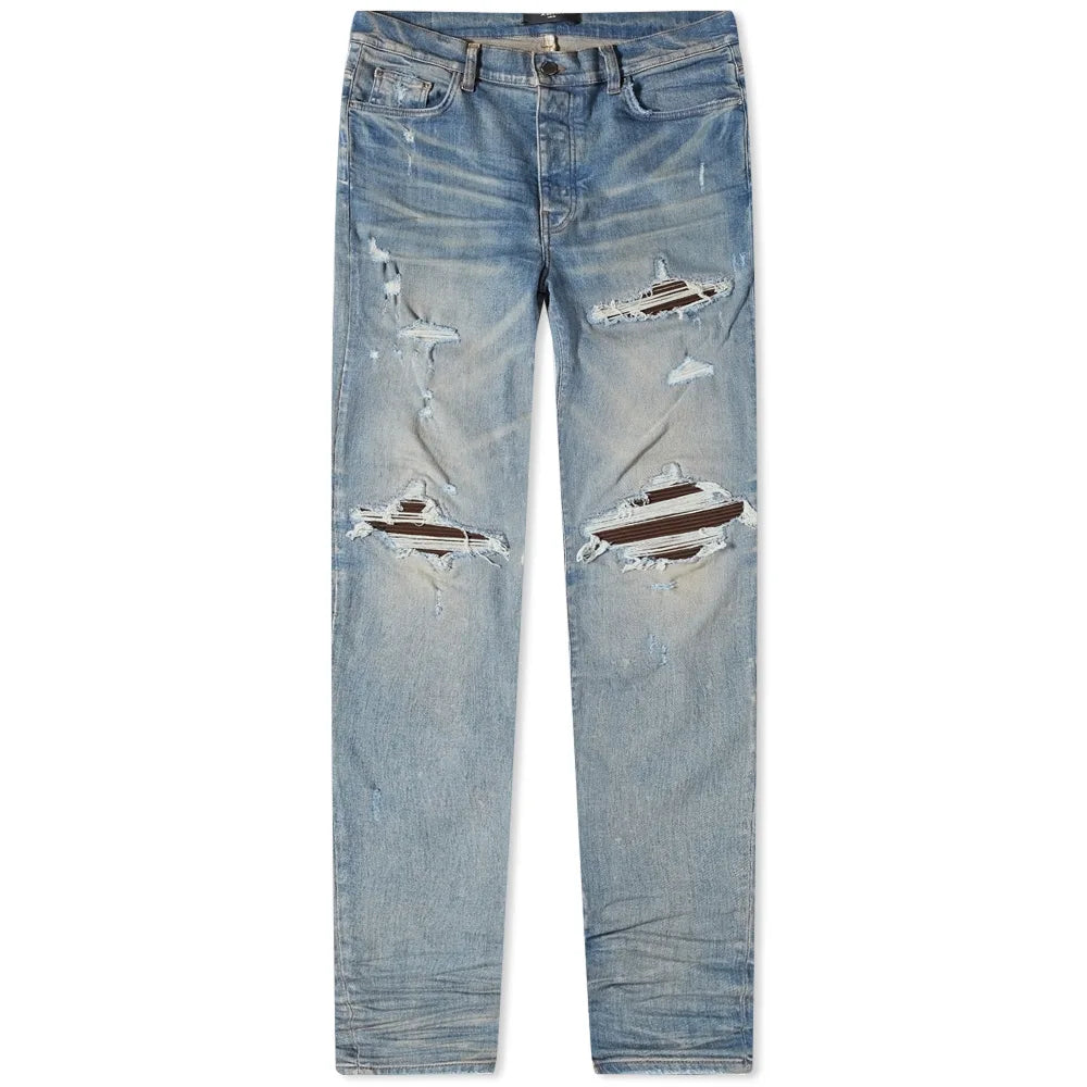 超希少 新品同様AMIRI ULTRA SUEDE MX1 JEANINDIGO AMIRI Ultra Suede MX1 Jeans Clay Brown | Kenshi