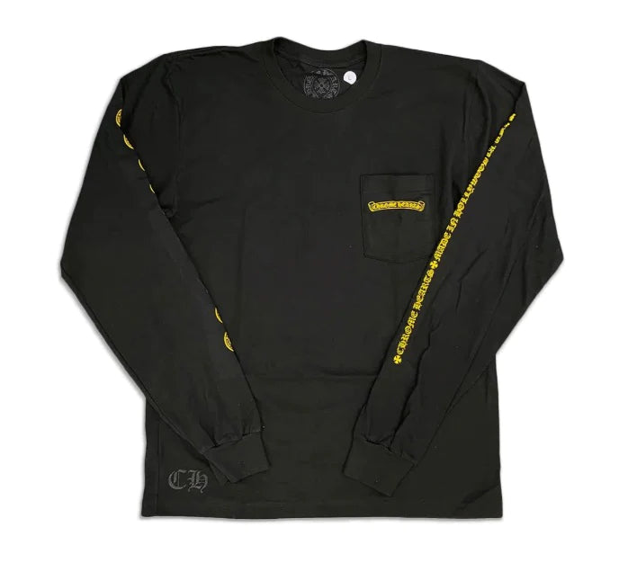 Chrome Hearts Plus Logo Long Sleeve T-Shirt