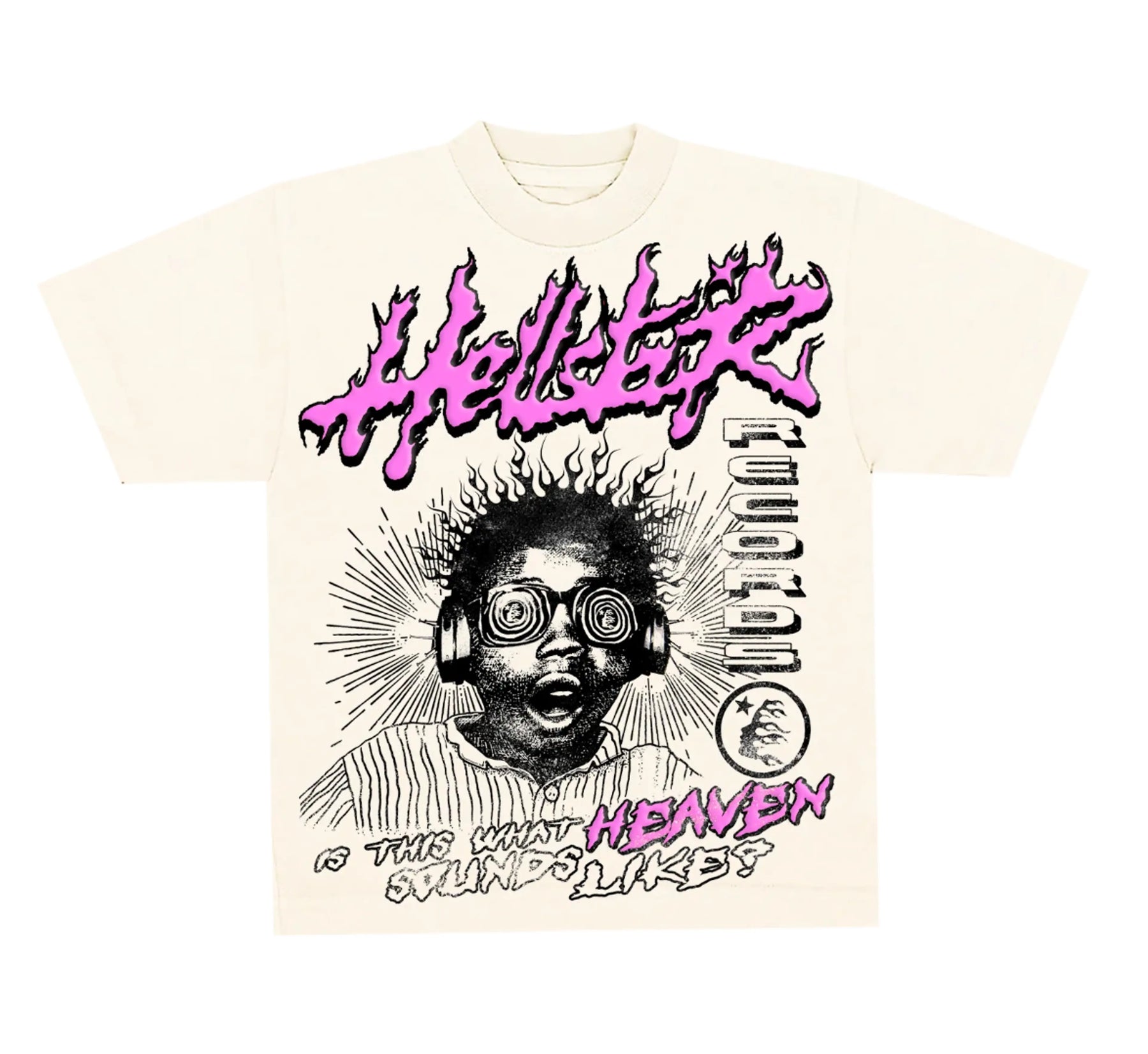 Hellstar Heaven Sounds Like T-Shirt Cream