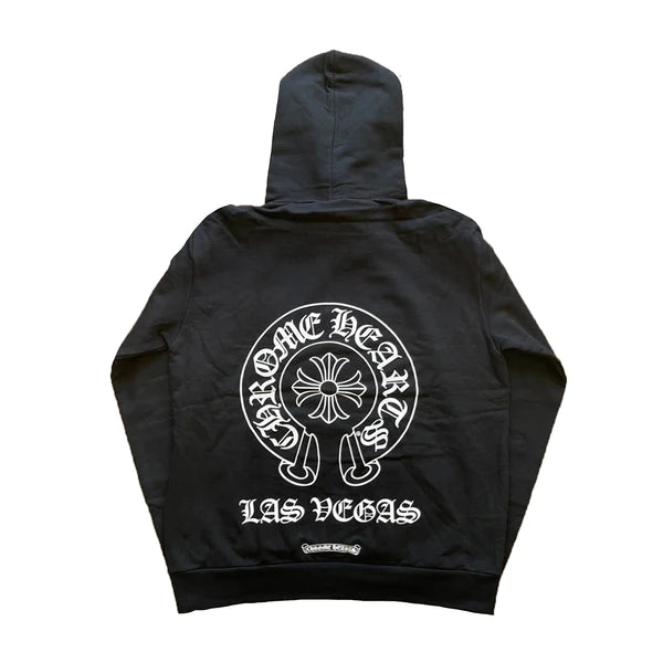 Chrome Hearts Las Vegas Exclusive Zip Up Hoodie Black