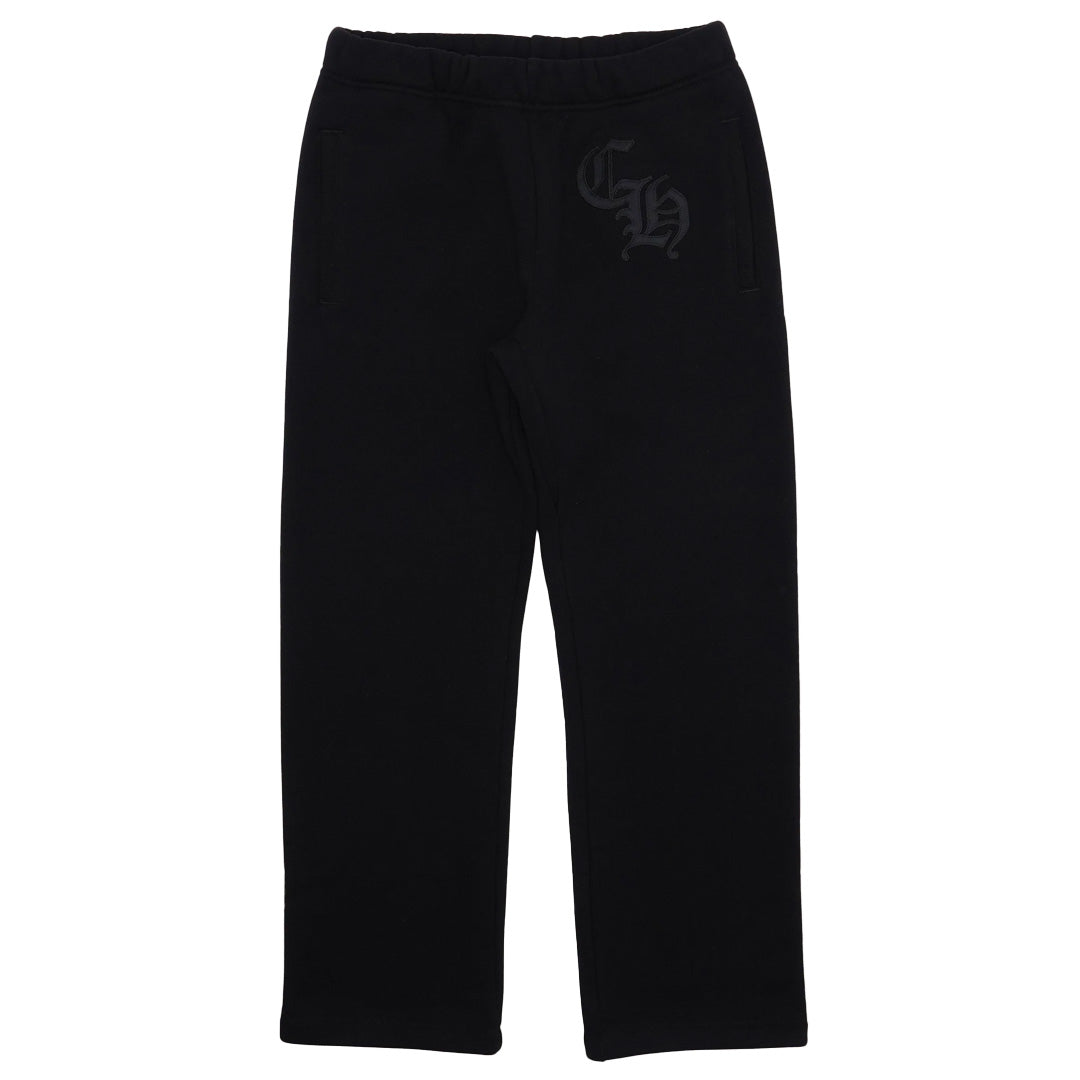 Chrome Hearts Triple Cross Nylon CH Logo Sweat Pants Black