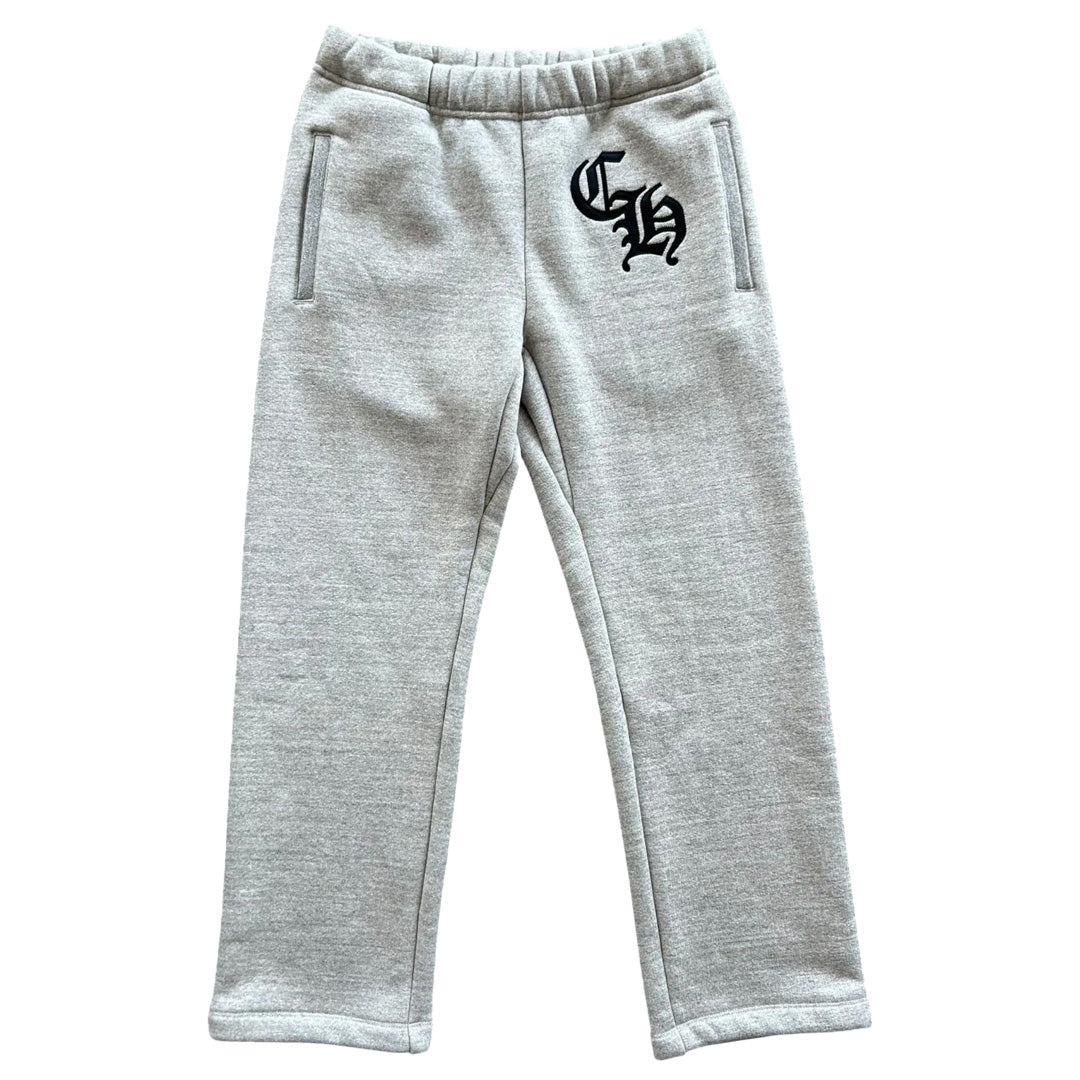 Chrome Hearts Triple Cross Nylon CH Logo Sweatpant Grey