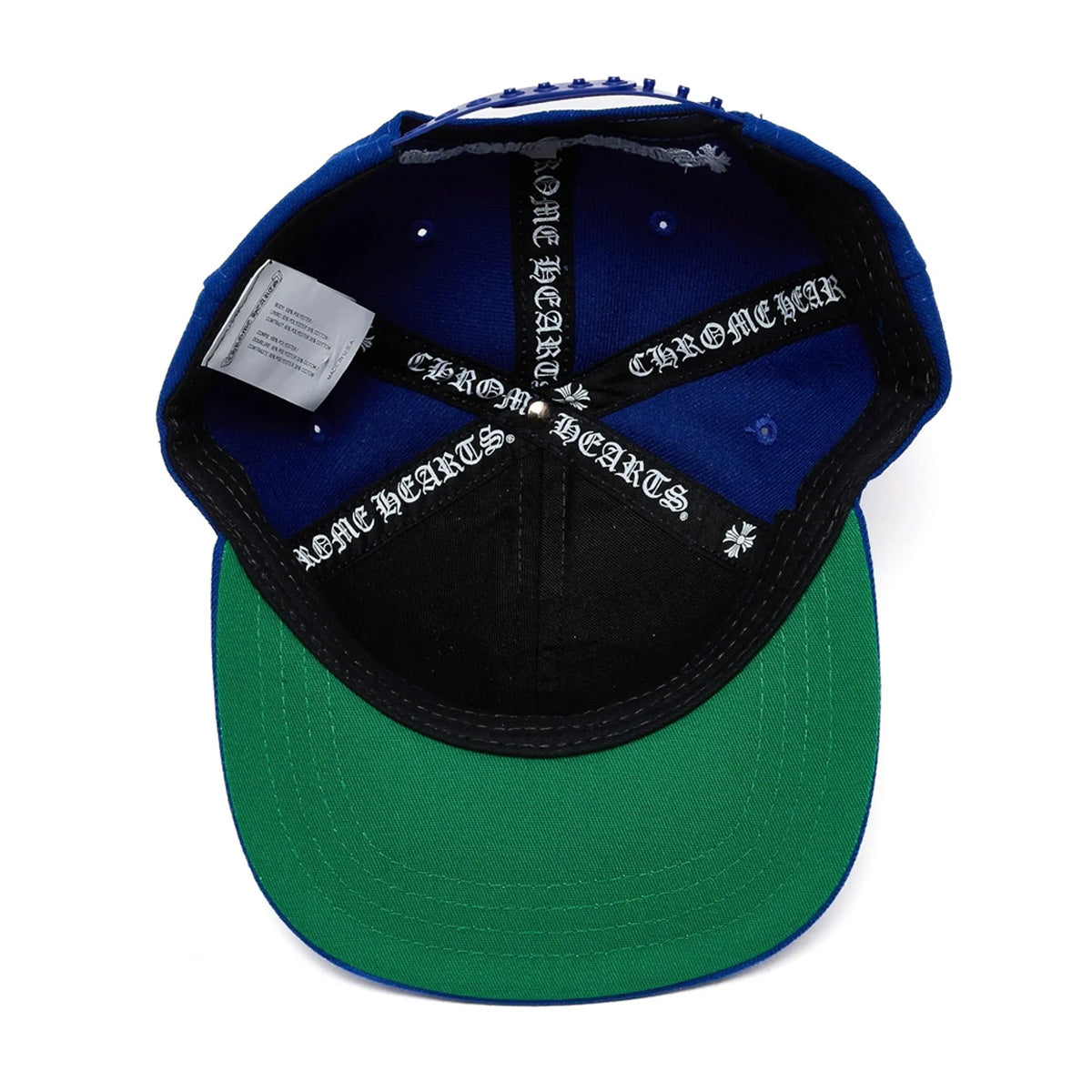 Chrome Hearts Embroidered CH Logo Baseball Hat Royal Blue
