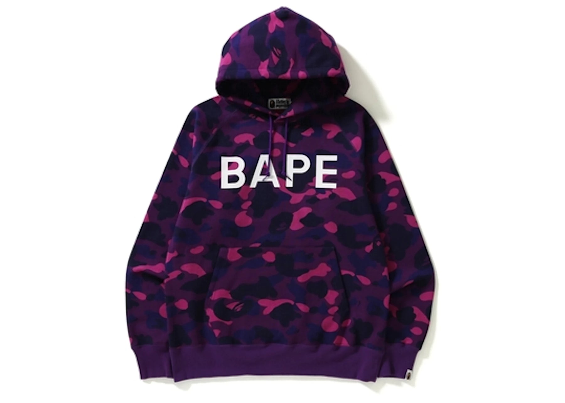 Bape Color Camo Pullover Hoodie Purple