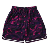 BAPE Color Camo Mesh Shorts Purple