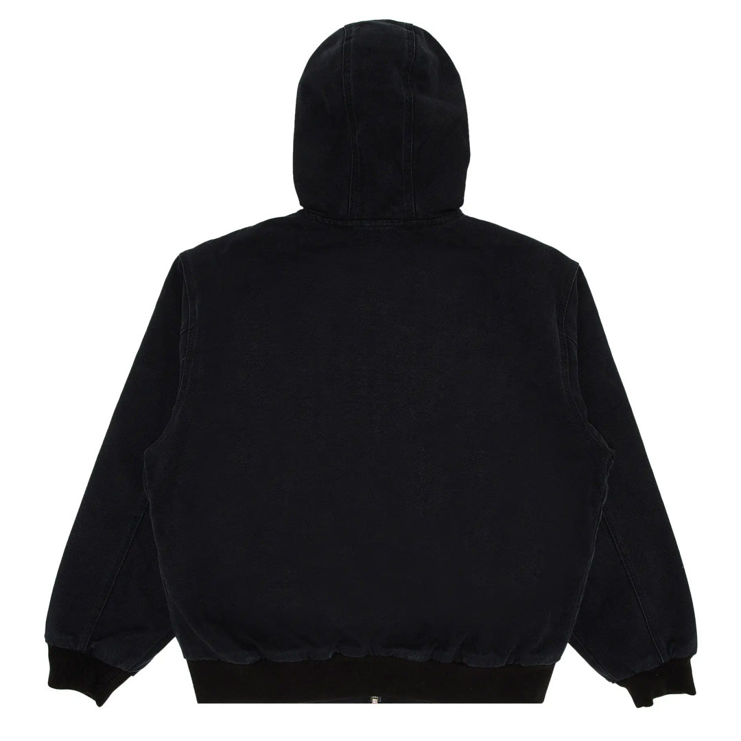 Supreme Reflective Arc Hooded Work Jacket Black