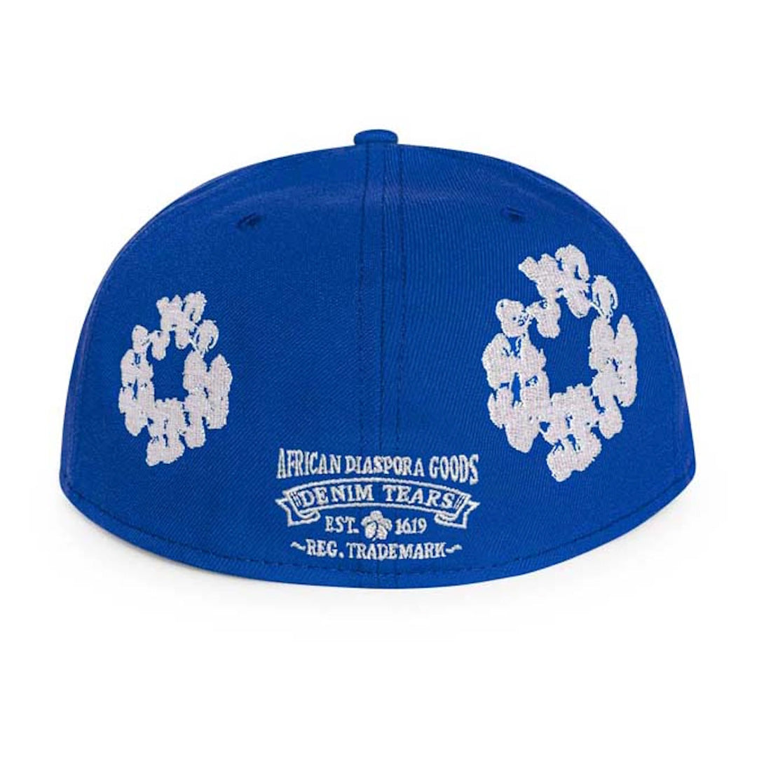 Denim Tears New Era Cotton Wreath 59/50 Cap Blue