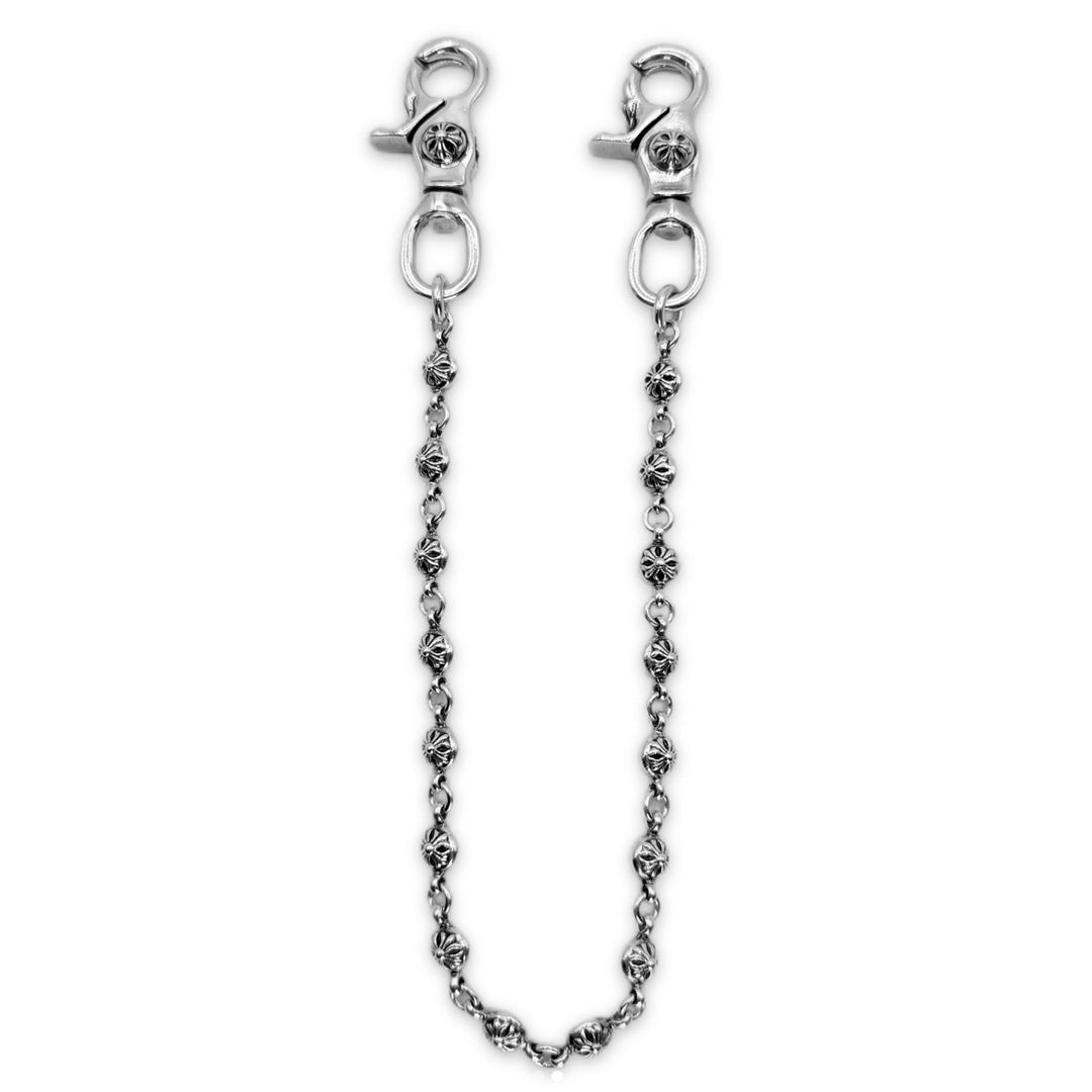 Chrome Hearts Cross Ball Wallet Chain (18.5 Inch)