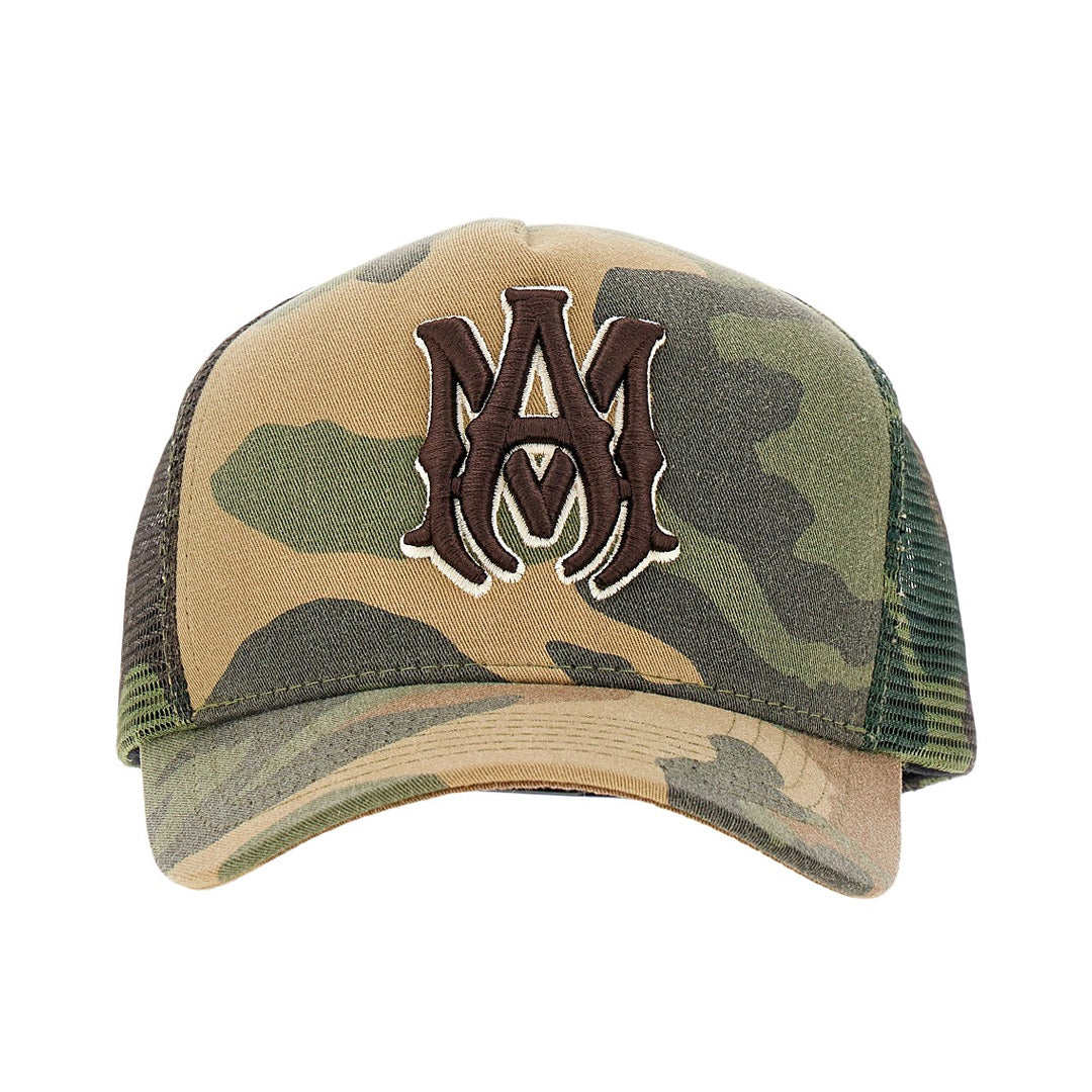 Amiri Logo MA Trucker Hat Camo Kenshi Toronto