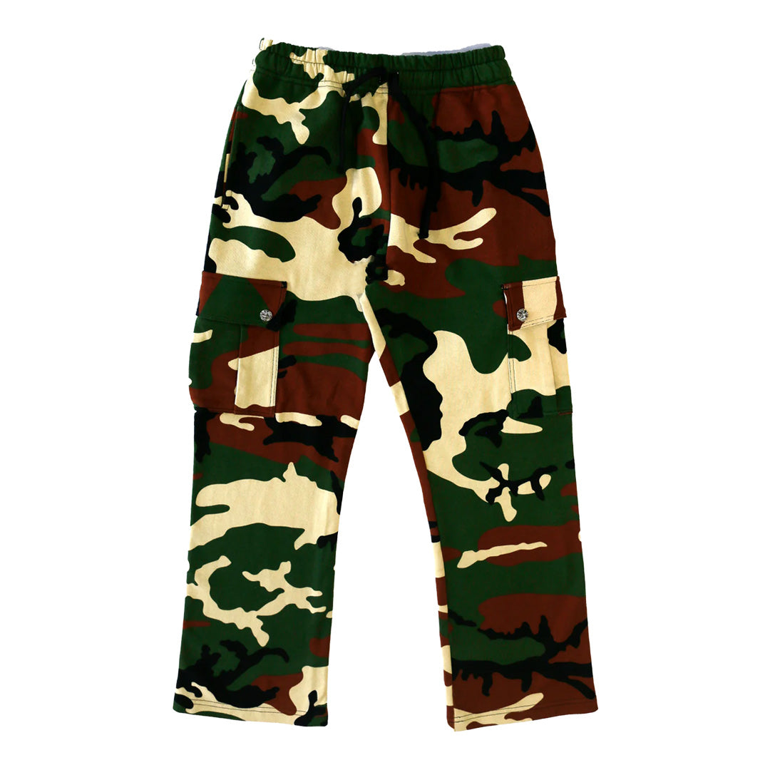 Chrome Hearts Matty Boy Caution Sweatpants Camo