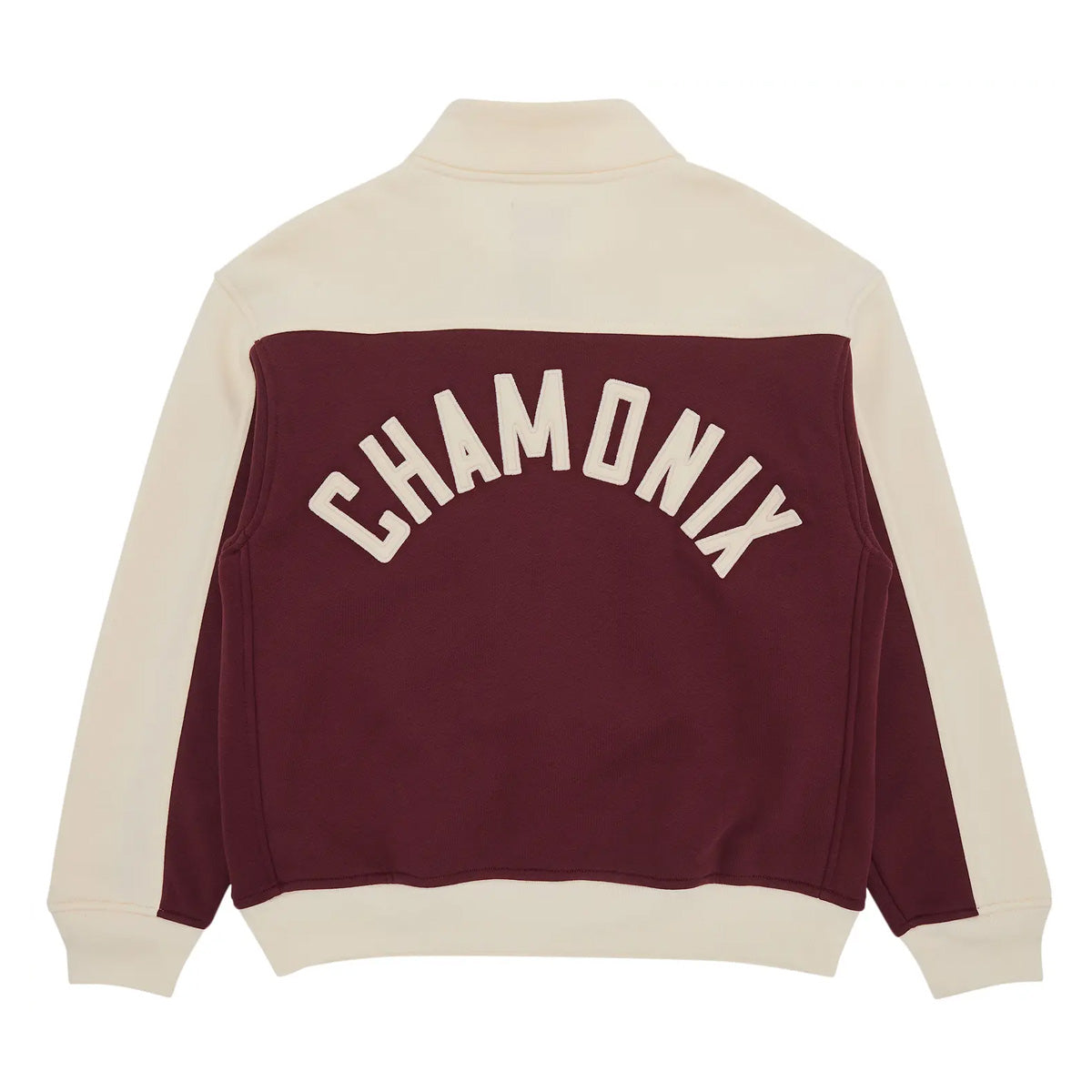 Rhude Chamonix Quarter Zip Pullover Maroon White