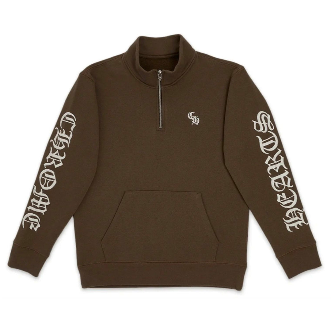 Chrome Hearts Slo Ride Half Zip Brown