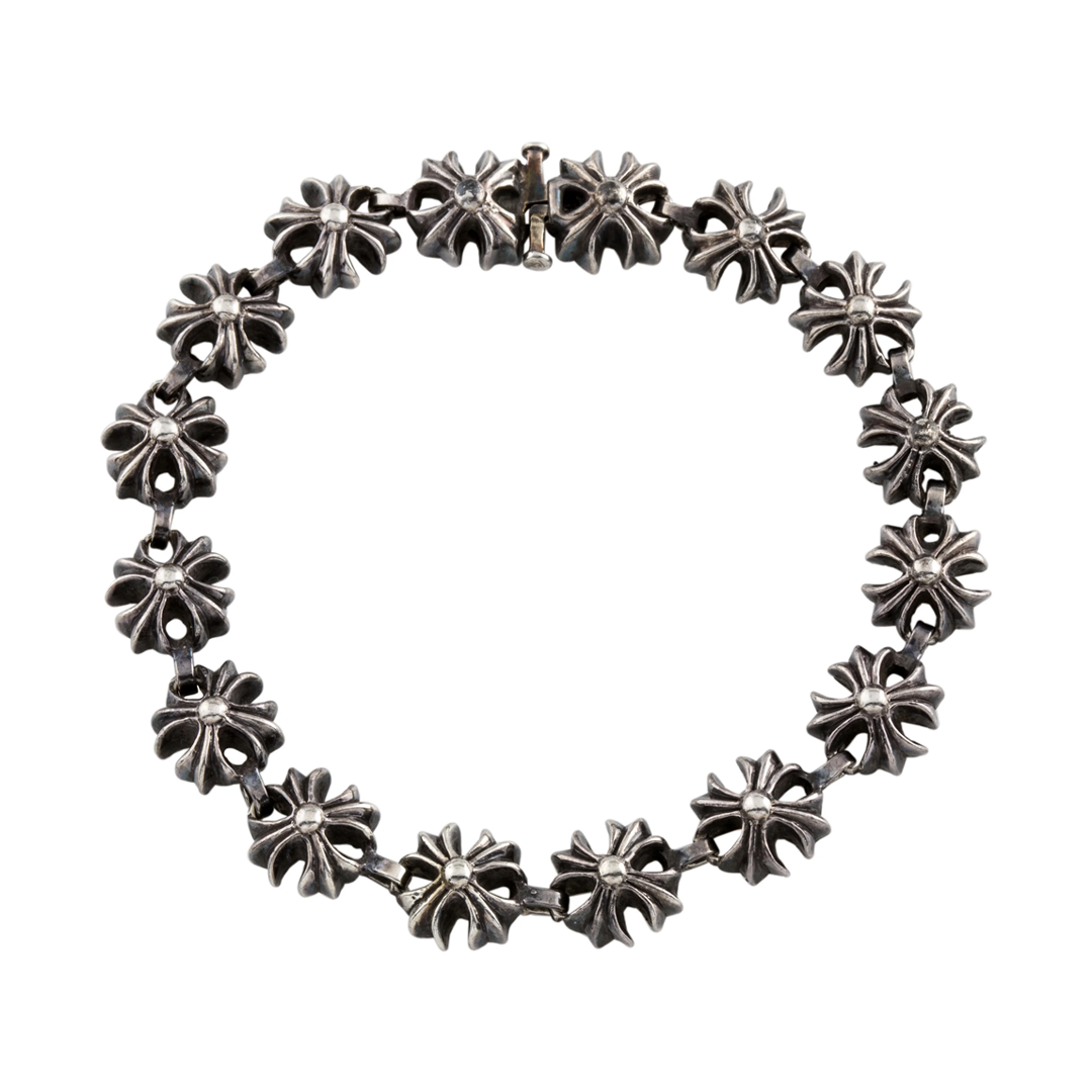 Chrome Hearts Cross Link Bracelet (7 Inch)