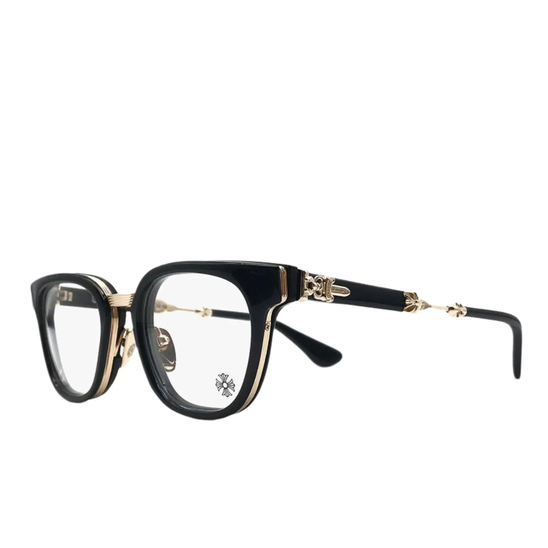 Chrome Hearts "Duck Butter" Black/Gold Glasses