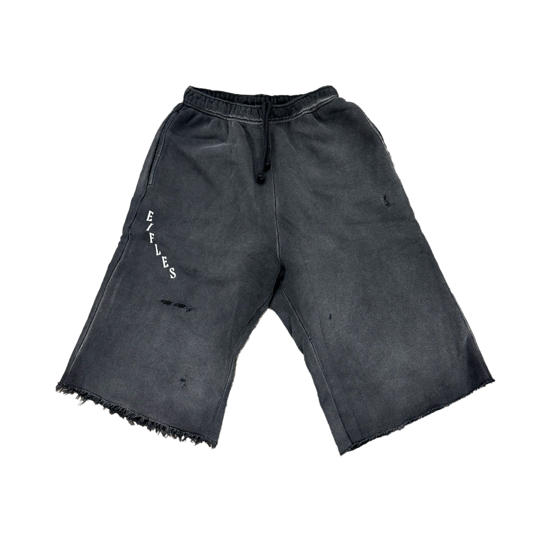 Eifles Embroidered Shorts Faded Black
