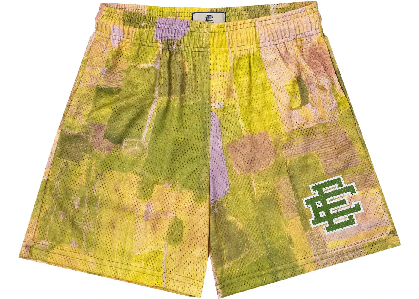 Eric Emanuel EE Basic Short Yellow Boro Patchwork