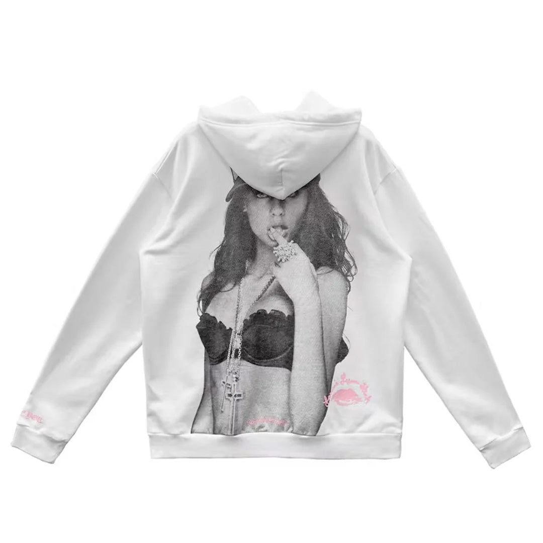 Chrome Hearts Laurie Lynn Stark 'Love You' Photo Hoodie Pink