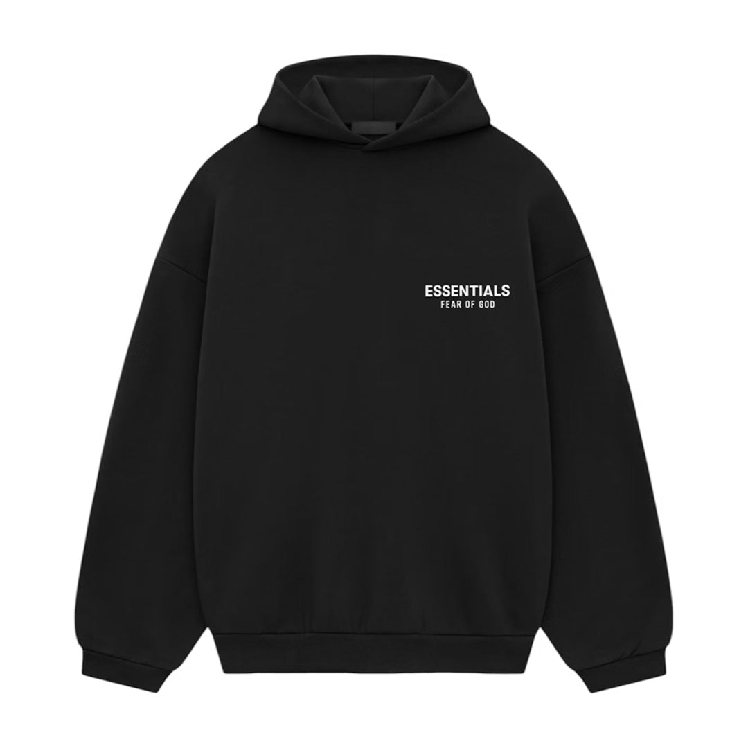 Fear of God Essentials Hoodie Black (FW24) | Kenshi