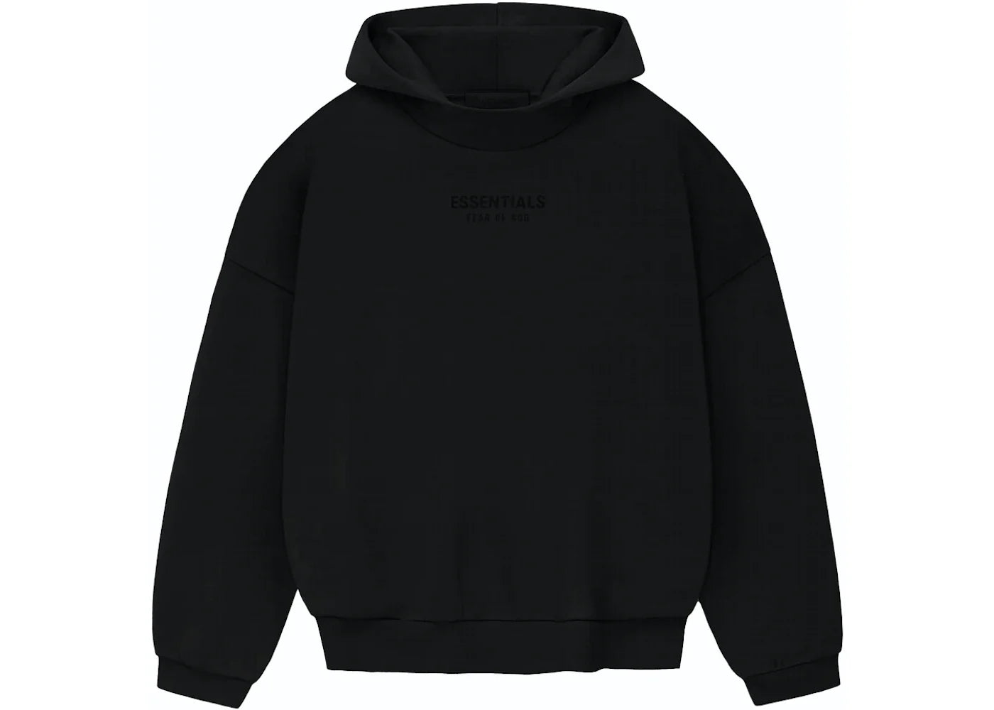 Fear of God Essentials Jet Black Hoodie | Kenshi Fear of God Essentials Jet Black Hoodie | Kenshi