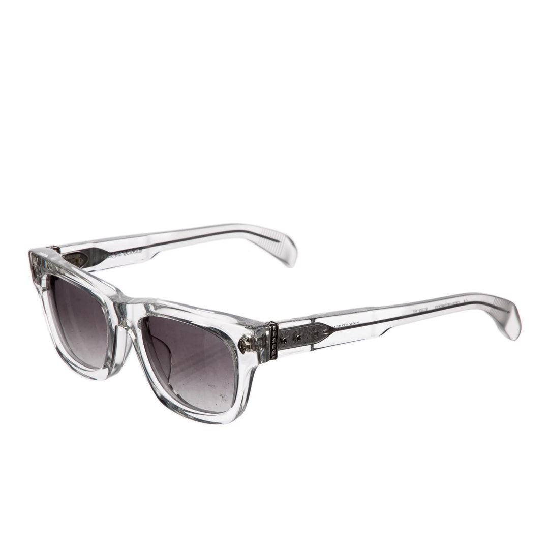 Chrome Hearts "Dick Fitzener" Clear/Silver Smoke Glasses