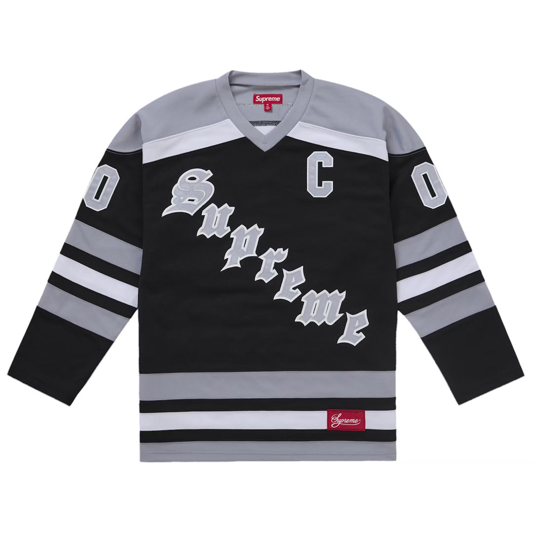 Supreme Fire Ice Hockey Jersey Black Kenshi