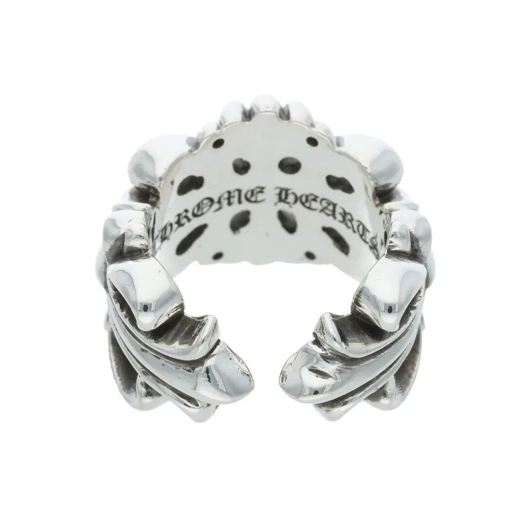 Chrome Hearts Double Floral Ring