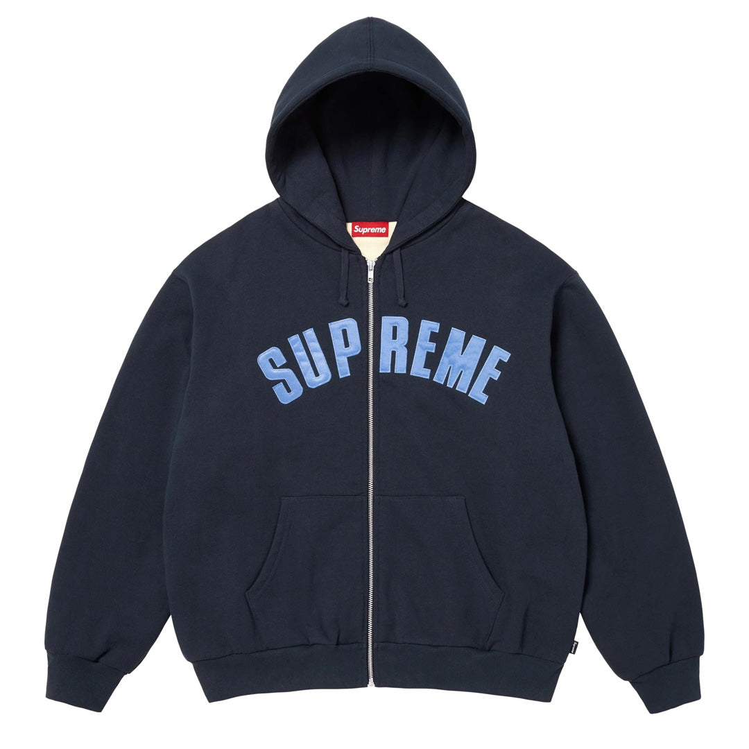 Supreme Arc Thermal Lined Zip Up Hoodie Navy | Kenshi