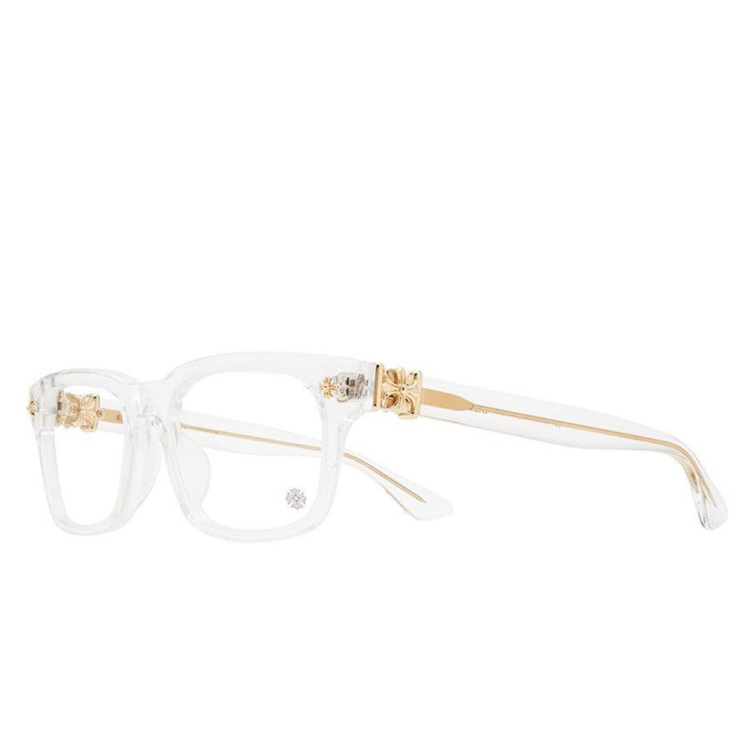Chrome Hearts "Vagilante" Clear/Gold Glasses