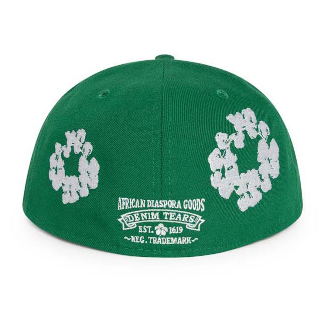 Denim Tears New Era Cotton Wreath 59/50 Cap Green