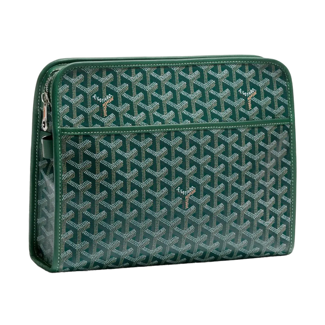 Goyard Jouvence Toiletry GM Bag Green