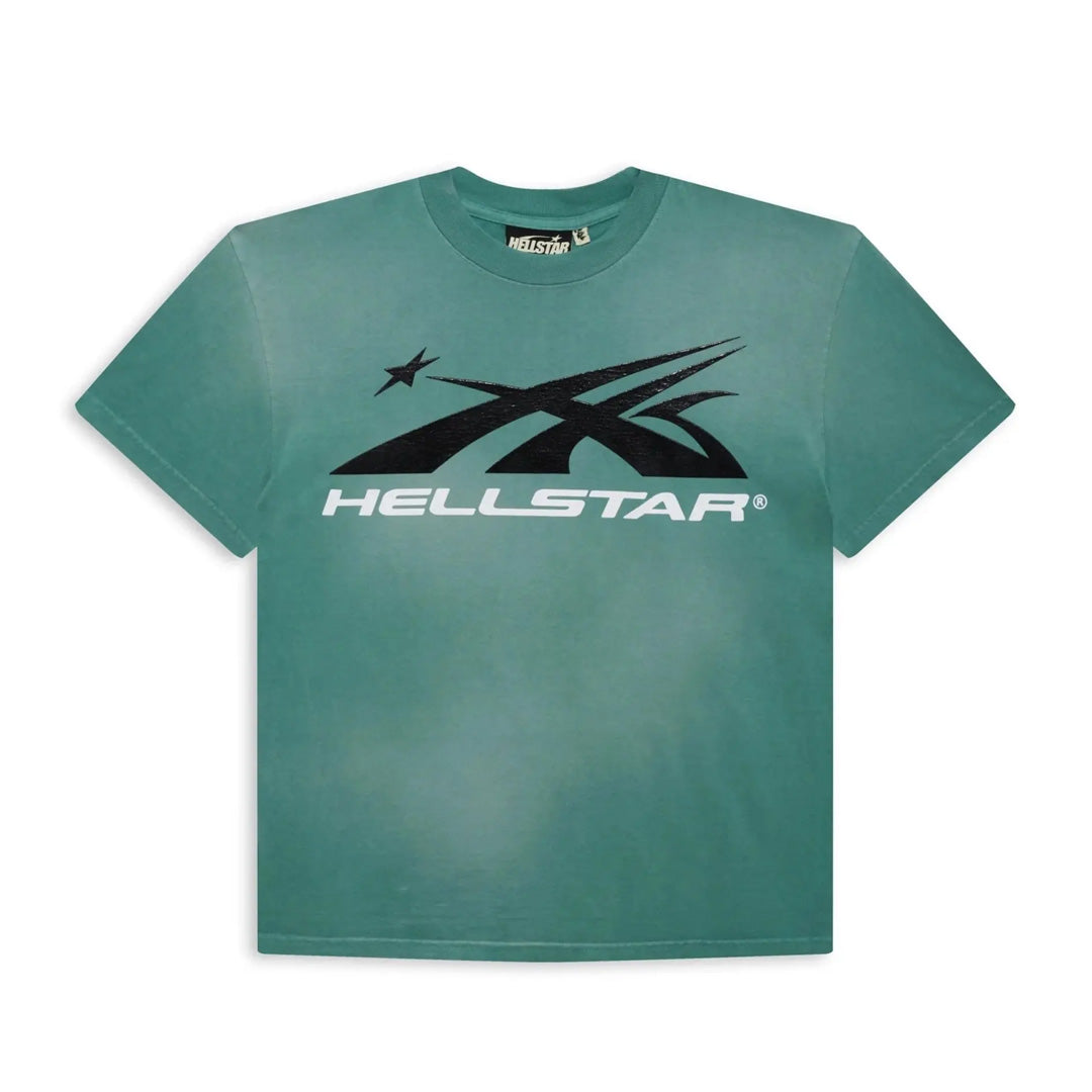 Hellstar Sports Logo T-Shirt Green | Kenshi
