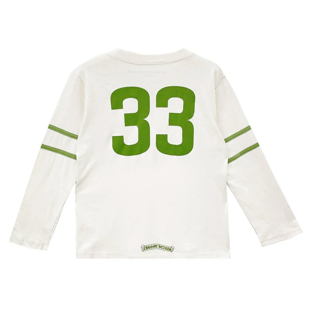 Chrome Hearts 33 Horseshoe Logo Long Sleeve T-Shirt (Womens) Green