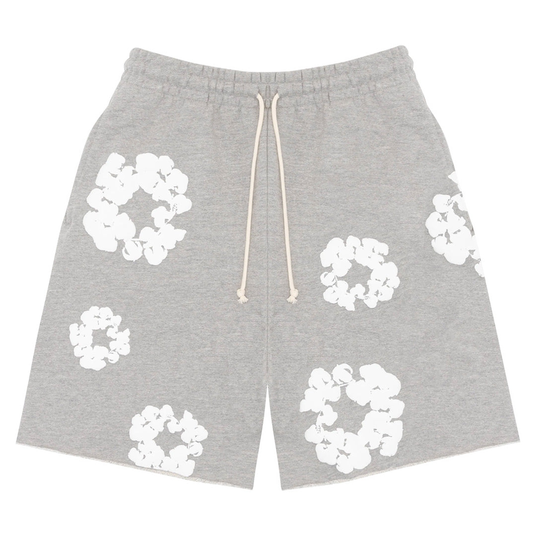 パンツ Denim Tears / Cotton Wreath Shorts Denim Tears The Cotton Wreath Shorts Grey | Kenshi
