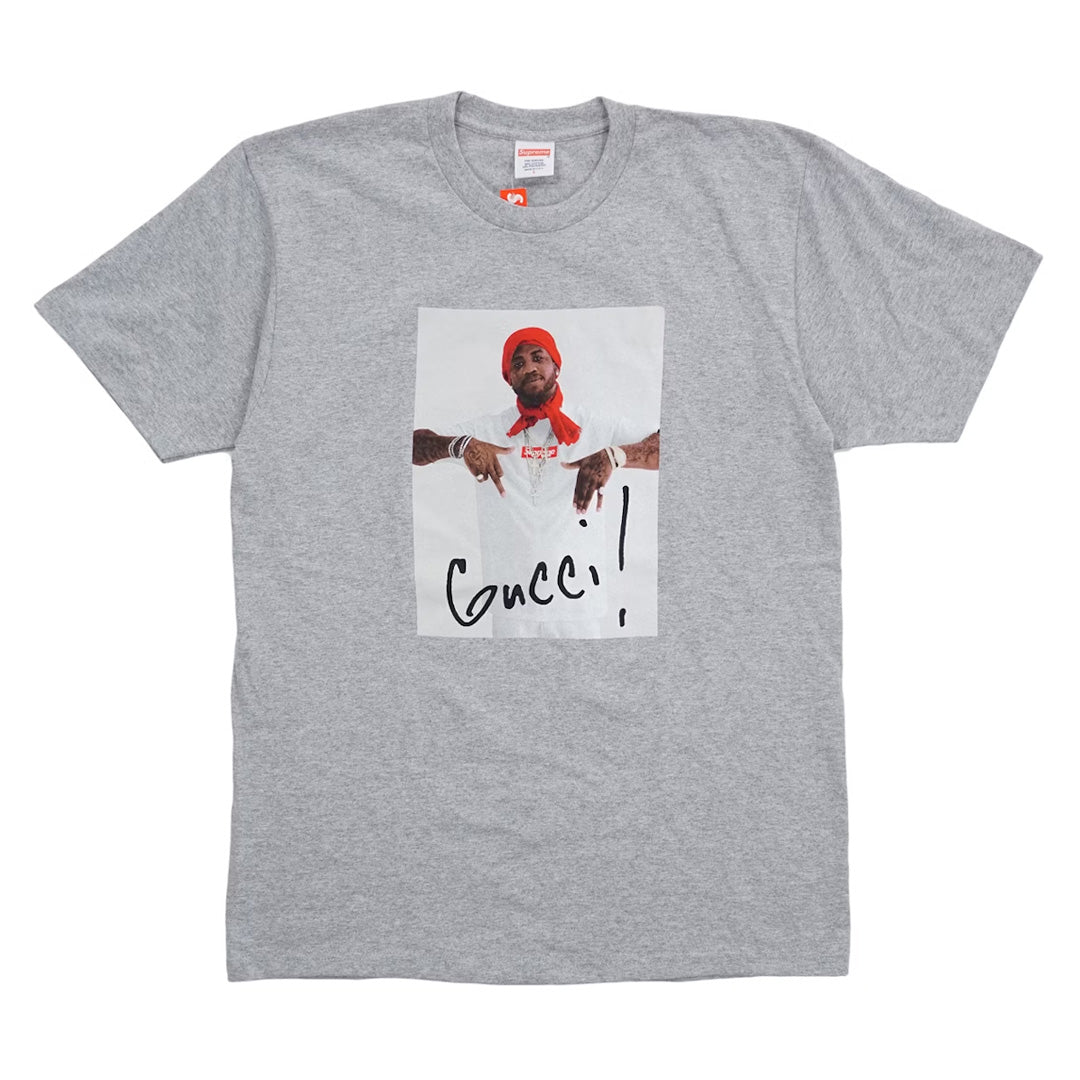 Supreme Gucci Mane T-Shirt Grey