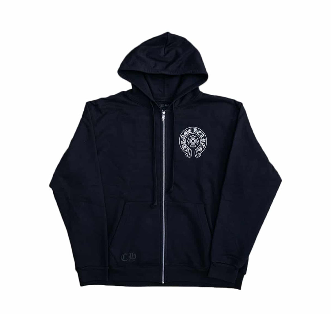 Chrome Hearts Los Angeles Horseshoe Exclusive Zip Up Hoodie