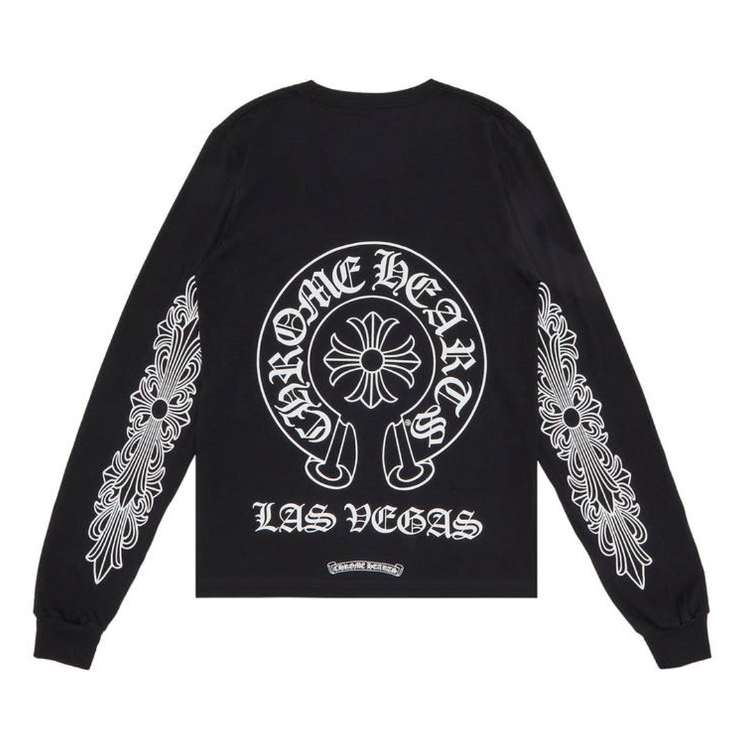 CHROME HEARTS 長袖カットソー 黒 LAS VEGAS Chrome Hearts Las Vegas Exclusive Long Sleeve T-Shirt Black | Kenshi