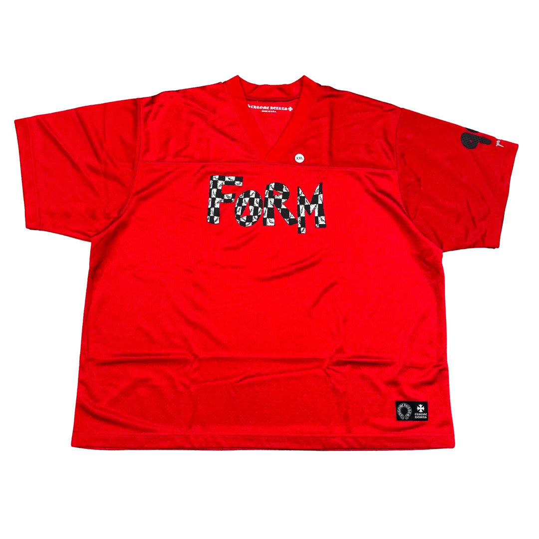 Chrome Hearts Matty Boy Sports Mesh Warm Up Jersey Red