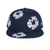 Denim Tears New Era Cotton Wreath 59/50 Cap Navy