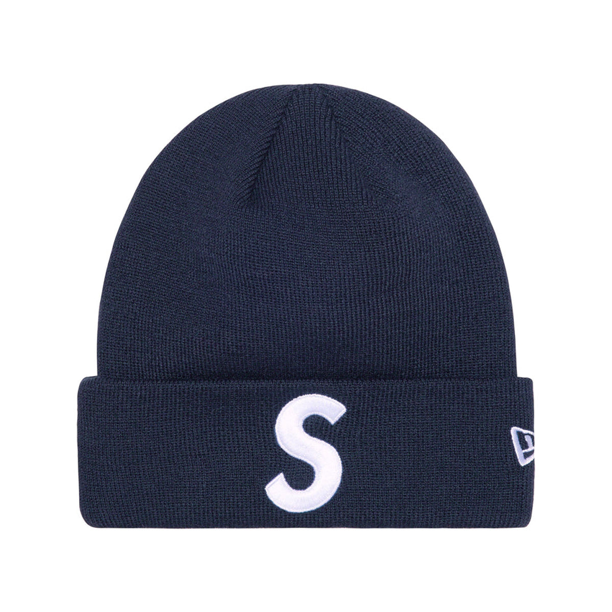 Supreme New Era S Logo Beanie Navy