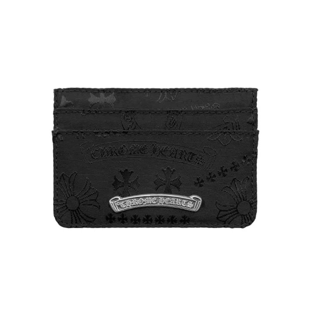Chrome Hearts Nylon Tonal Card Holder Black