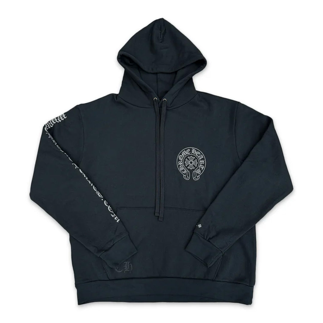 Chrome Hearts Online Exclusive Hoodie Black Glitter