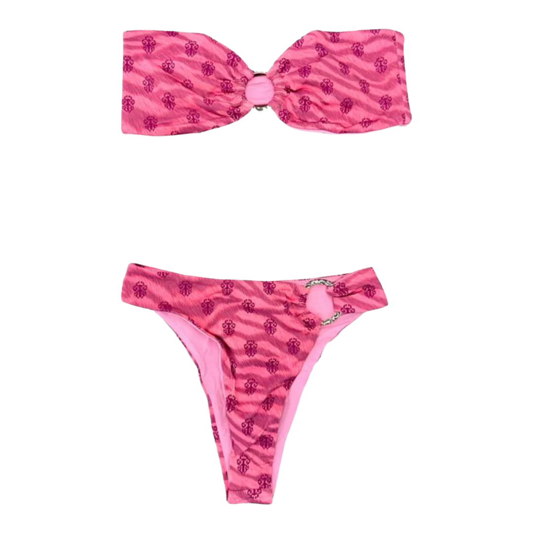 Chrome Hearts x Dipped in Blue Bikini Set Pink