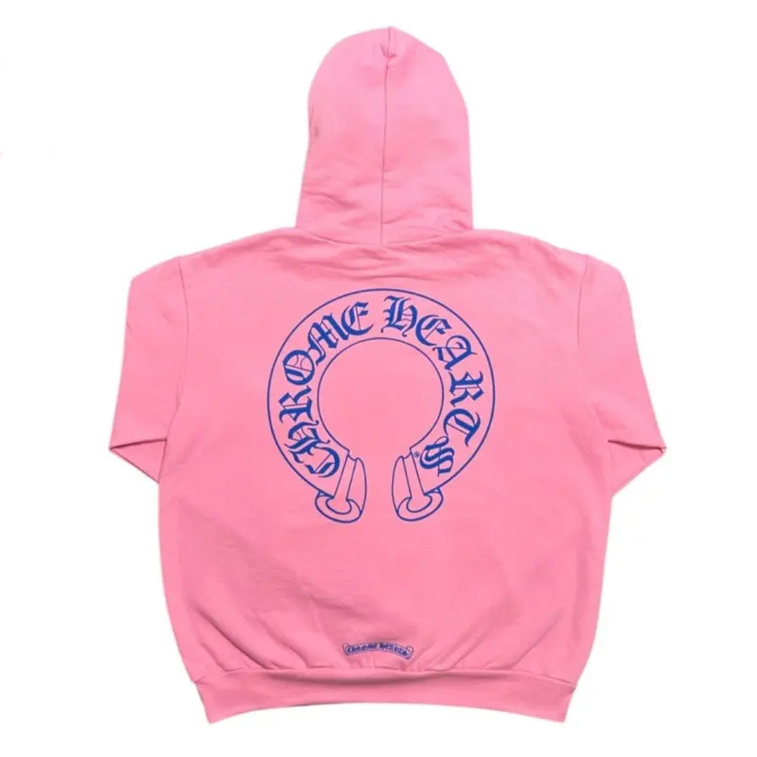 Chrome Hearts Pink Blue Floral Hoodie