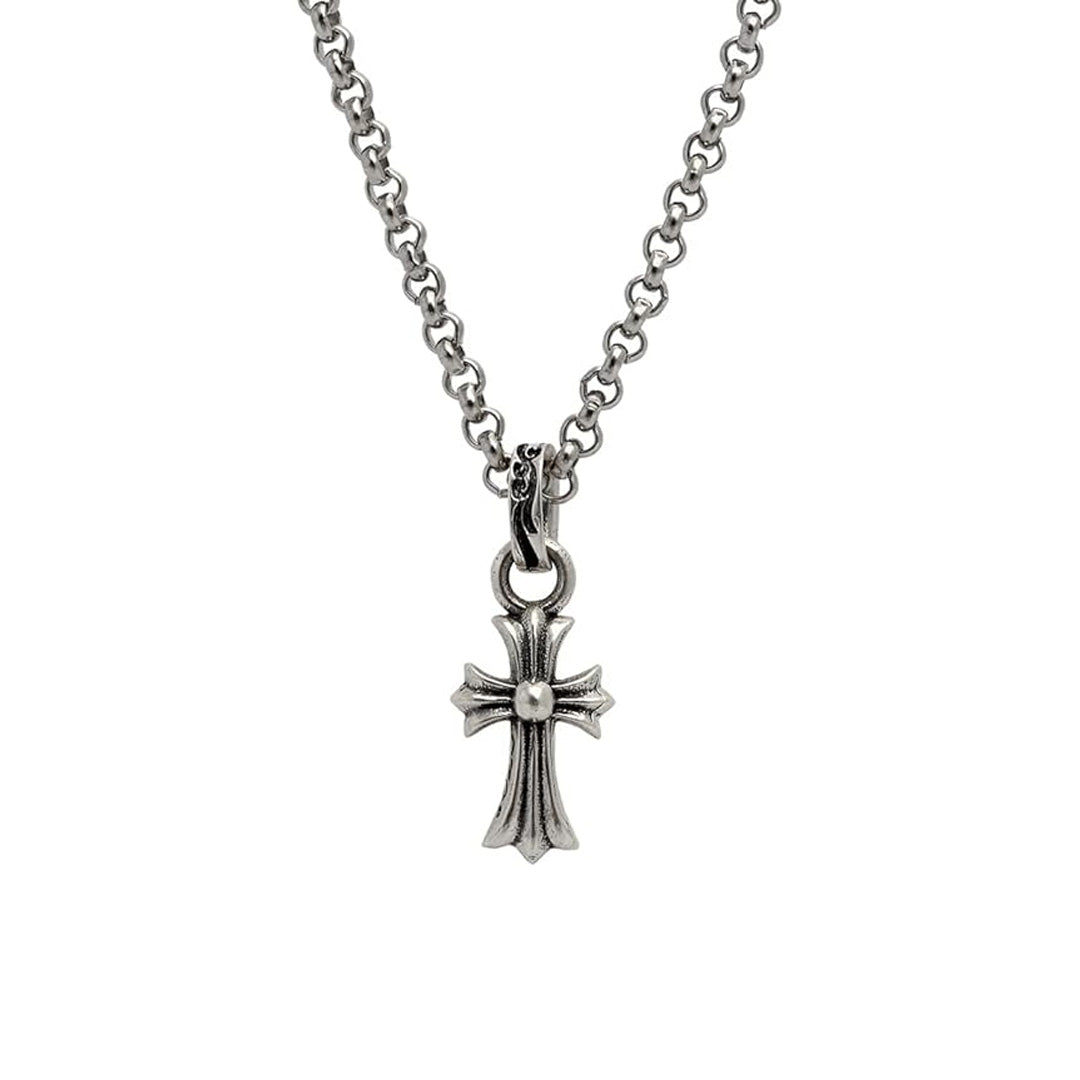 Chrome Hearts Baby Fat Pendant (With Roll Chain 24 Inch)