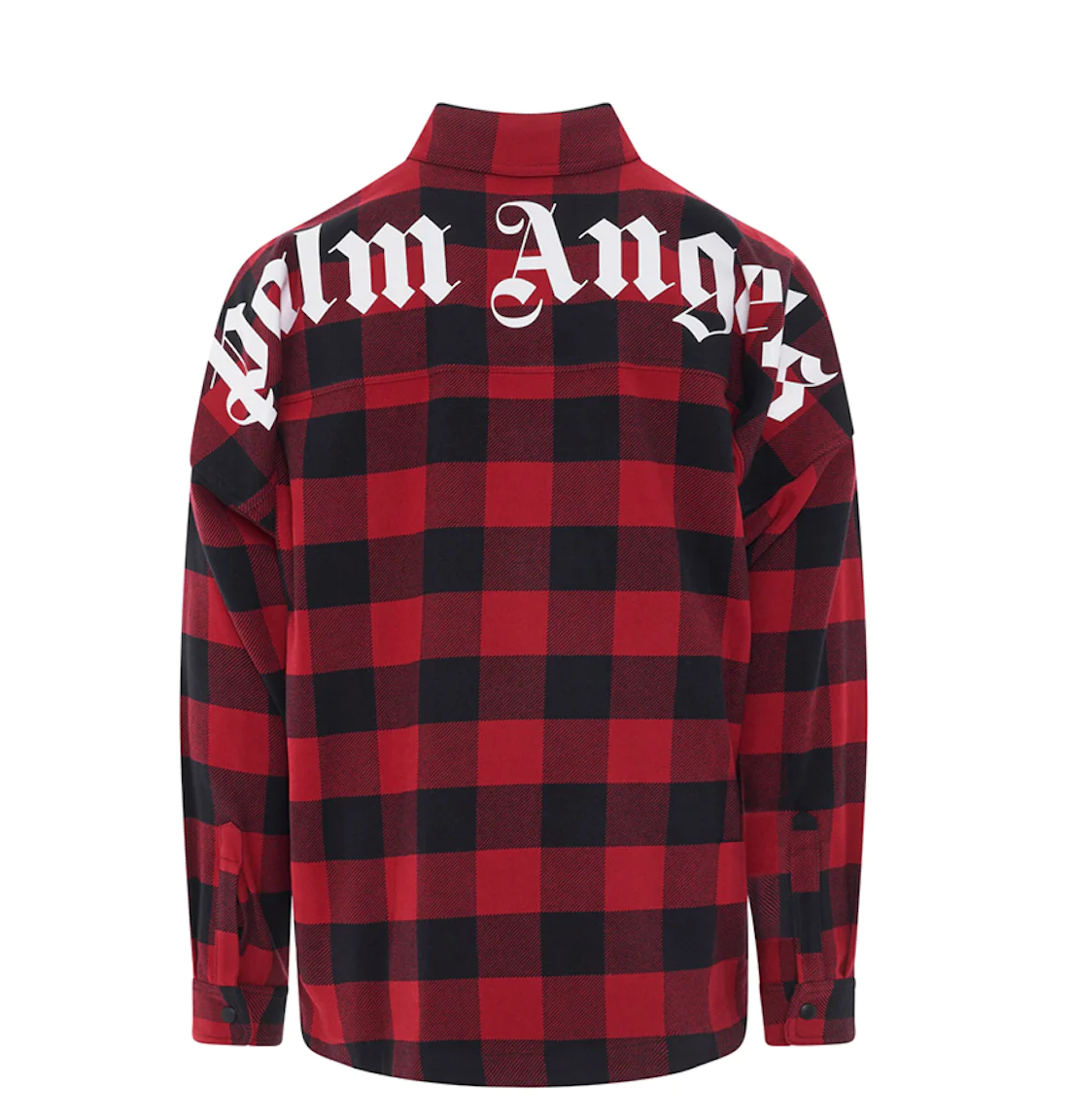 Palm Angels Classic Logo Overshirt Red/White