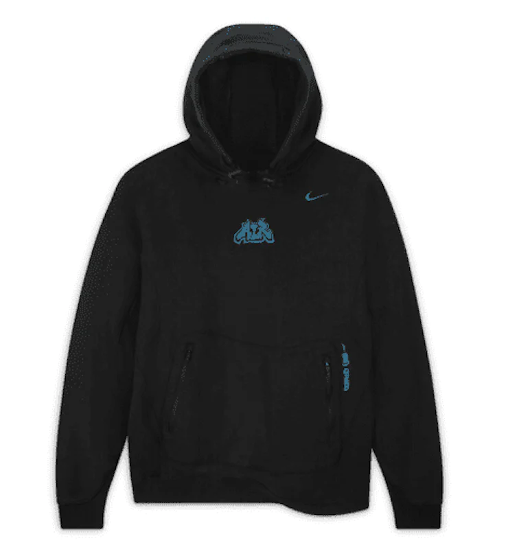 Off White x Nike 006 Fleece Hoodie Black
