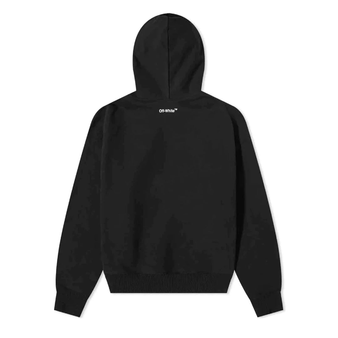 Off White Single Arrow Hoodie Black