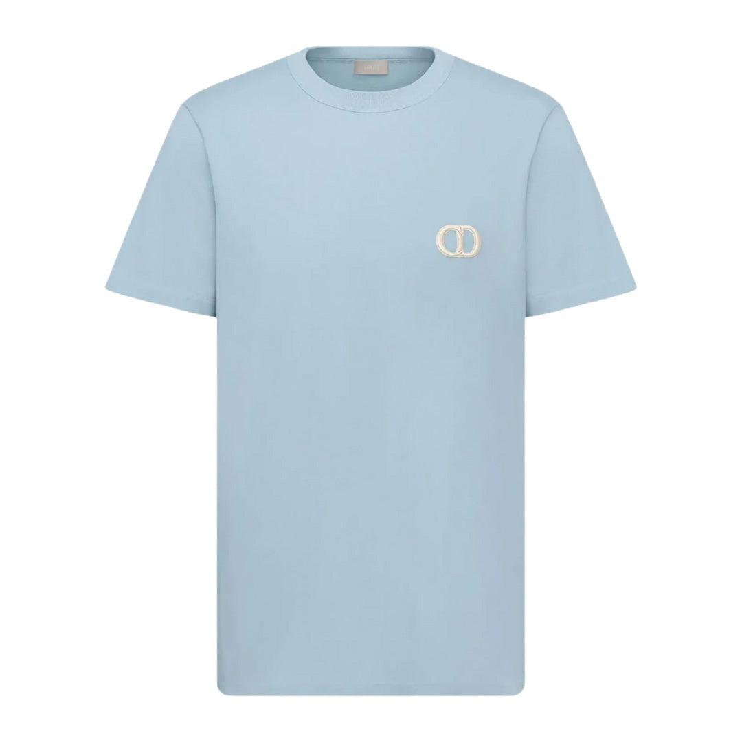 Dior CD Logo T-Shirt Sky Blue